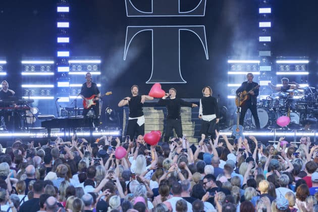 Take That mit ihrer THIS LIFE UNDER THE STARS - Europaen Tour Tour 2024 - Gilde Parkbühne in Hannover / Niedersachsen / Deutschland am 25.06.24 © Ulrich Stamm