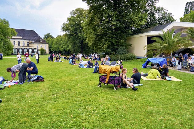 Kleines Fest im Kurpark von Bad Pyrmont unter der Leitung von Harald Böhlmann am 26. und 27.Juli 2024 © Ulrich Stamm