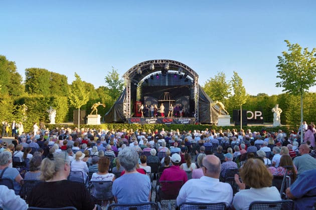 Vorpremiere zum Kleinen Fest in den Herrenhäuser Gärten unter der neuen künstlerischen Leitung von Casper de Vries - Herrenhäuser Gärten in Hannover am 09.07.24 © Ulrich Stamm