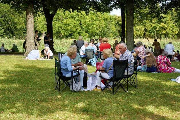 Vorpremiere zum Kleinen Fest in den Herrenhäuser Gärten unter der neuen künstlerischen Leitung von Casper de Vries - Herrenhäuser Gärten in Hannover am 09.07.24 © Ulrich Stamm