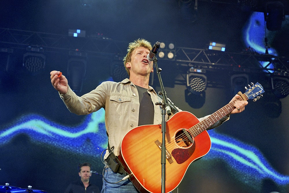 James Blunt spielt das finale Konzert des Sommerfestival 2024 in der Autostadt Wolfsburg am 4.August 2024 - Autostadt in Wolfsburg © Ulrich Stamm