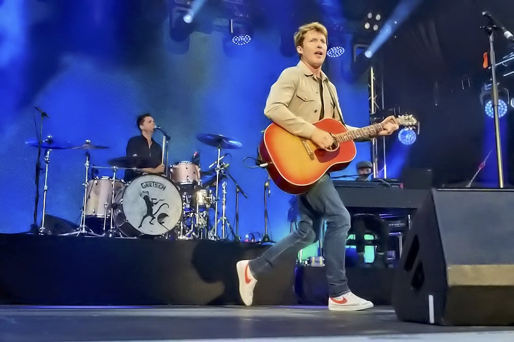 James Blunt spielt das finale Konzert des Sommerfestival 2024 in der Autostadt Wolfsburg am 4.August 2024 - Autostadt in Wolfsburg © Ulrich Stamm