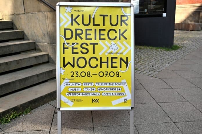Endspurt für die Kulturdreieck Festwochen – noch bis zum 7. September werden rund um Künstler-, Opern- und Schauspielhaus vielfältige Veranstaltungen geboten