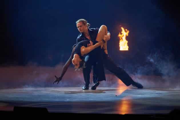 Gabriel Kelly und Malika Dzumaev- Let's dance - Die Show 2024 - ZAG Arena in Hannover am 15.11.2024 © Ulrich Stamm