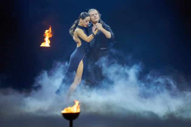 Gabriel Kelly und Malika Dzumaev- Let's dance - Die Show 2024 - ZAG Arena in Hannover am 15.11.2024 © Ulrich Stamm