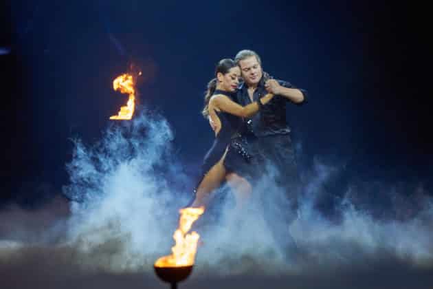 Gabriel Kelly und Malika Dzumaev- Let's dance - Die Show 2024 - ZAG Arena in Hannover am 15.11.2024 © Ulrich Stamm