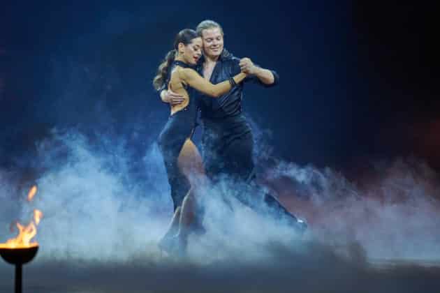 Gabriel Kelly und Malika Dzumaev- Let's dance - Die Show 2024 - ZAG Arena in Hannover am 15.11.2024 © Ulrich Stamm