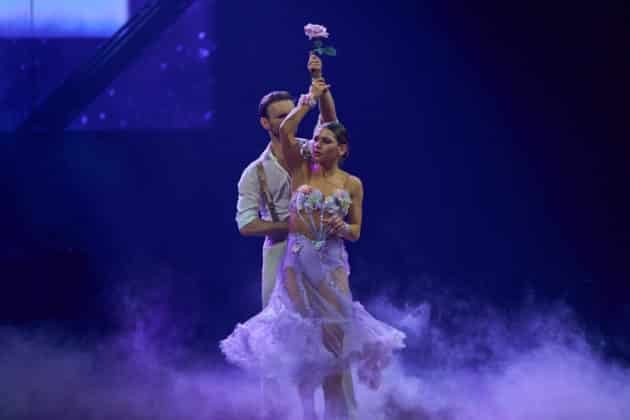 Jana Wosnitza und Vadim Garbuzow - Let's dance - Die Show 2024 - ZAG Arena in Hannover am 15.11.2024 © Ulrich Stamm