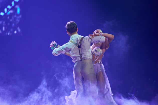 Jana Wosnitza und Vadim Garbuzow - Let's dance - Die Show 2024 - ZAG Arena in Hannover am 15.11.2024 © Ulrich Stamm