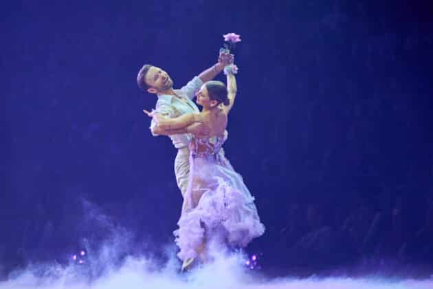 Jana Wosnitza und Vadim Garbuzow - Let's dance - Die Show 2024 - ZAG Arena in Hannover am 15.11.2024 © Ulrich Stamm