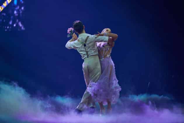 Jana Wosnitza und Vadim Garbuzow - Let's dance - Die Show 2024 - ZAG Arena in Hannover am 15.11.2024 © Ulrich Stamm