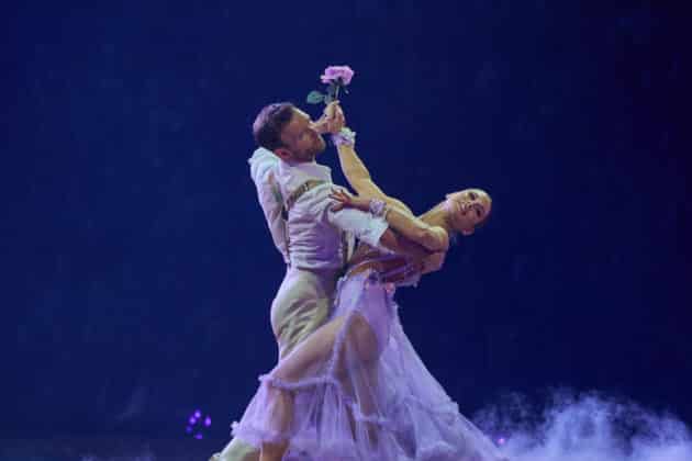 Jana Wosnitza und Vadim Garbuzow - Let's dance - Die Show 2024 - ZAG Arena in Hannover am 15.11.2024 © Ulrich Stamm