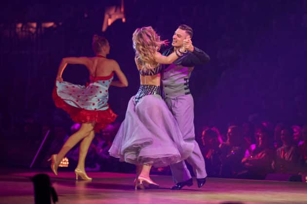Lina Larissa Strahl und Zsolt Sándor Cseke - Let's dance - Die Show 2024 - ZAG Arena in Hannover am 15.11.2024 © Ulrich Stamm