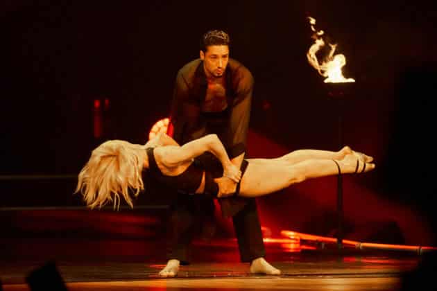 René Casselly und Kathrin Menzinger - Let's dance - Die Show 2024 - ZAG Arena in Hannover am 15.11.2024 © Ulrich Stamm