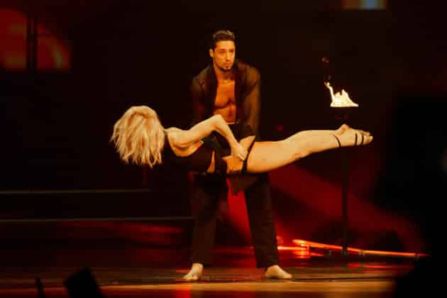 René Casselly und Kathrin Menzinger - Let's dance - Die Show 2024 - ZAG Arena in Hannover am 15.11.2024 © Ulrich Stamm
