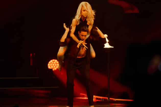 René Casselly und Kathrin Menzinger - Let's dance - Die Show 2024 - ZAG Arena in Hannover am 15.11.2024 © Ulrich Stamm