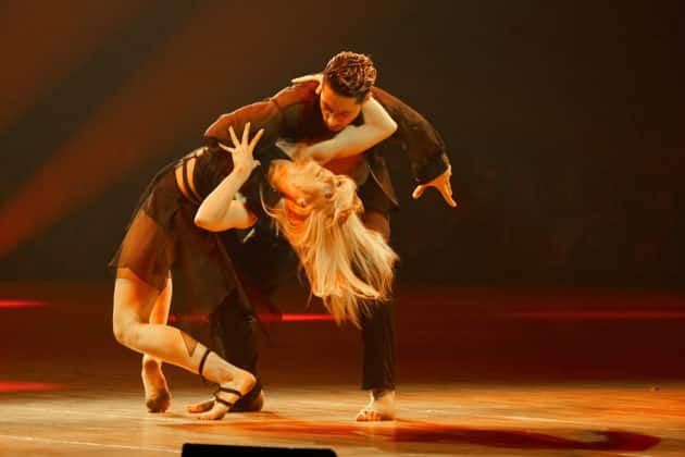 René Casselly und Kathrin Menzinger - Let's dance - Die Show 2024 - ZAG Arena in Hannover am 15.11.2024 © Ulrich Stamm