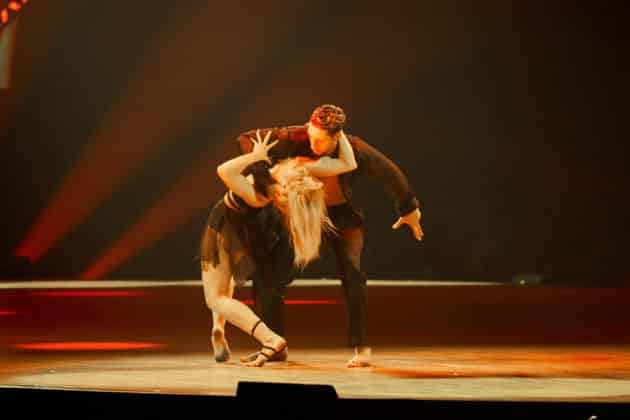 René Casselly und Kathrin Menzinger - Let's dance - Die Show 2024 - ZAG Arena in Hannover am 15.11.2024 © Ulrich Stamm
