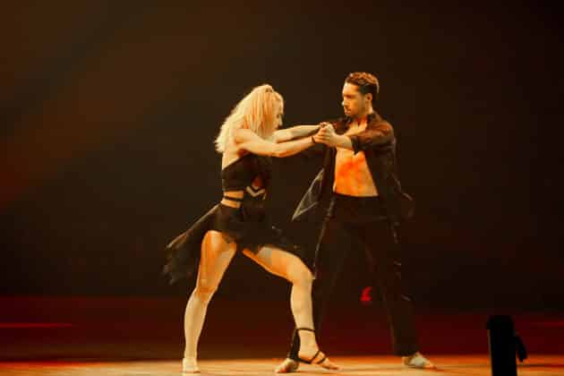 René Casselly und Kathrin Menzinger - Let's dance - Die Show 2024 - ZAG Arena in Hannover am 15.11.2024 © Ulrich Stamm