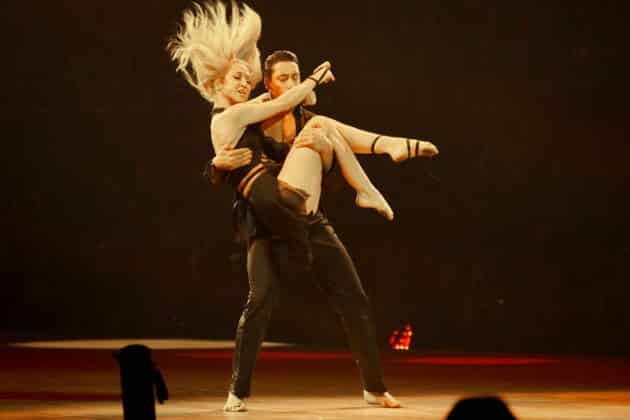 René Casselly und Kathrin Menzinger - Let's dance - Die Show 2024 - ZAG Arena in Hannover am 15.11.2024 © Ulrich Stamm