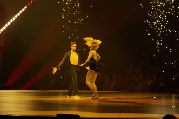 René Casselly und Kathrin Menzinger - Let's dance - Die Show 2024 - ZAG Arena in Hannover am 15.11.2024 © Ulrich Stamm