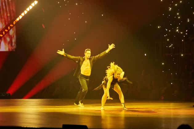 René Casselly und Kathrin Menzinger - Let's dance - Die Show 2024 - ZAG Arena in Hannover am 15.11.2024 © Ulrich Stamm