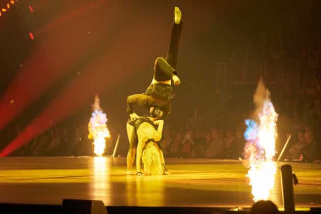 René Casselly und Kathrin Menzinger - Let's dance - Die Show 2024 - ZAG Arena in Hannover am 15.11.2024 © Ulrich Stamm