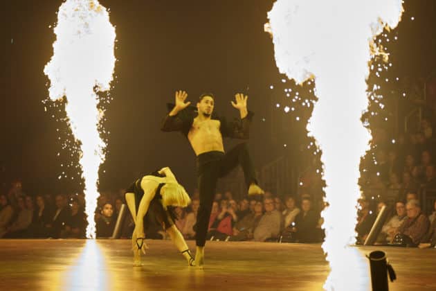 René Casselly und Kathrin Menzinger - Let's dance - Die Show 2024 - ZAG Arena in Hannover am 15.11.2024 © Ulrich Stamm
