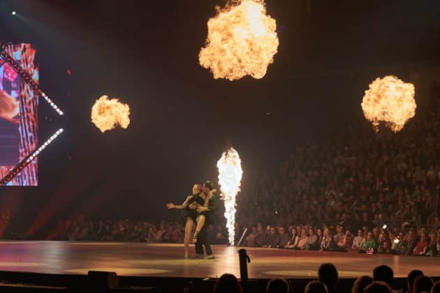 René Casselly und Kathrin Menzinger - Let's dance - Die Show 2024 - ZAG Arena in Hannover am 15.11.2024 © Ulrich Stamm
