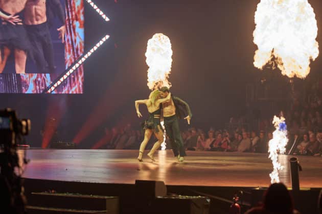 René Casselly und Kathrin Menzinger - Let's dance - Die Show 2024 - ZAG Arena in Hannover am 15.11.2024 © Ulrich Stamm