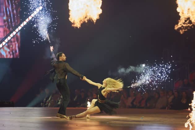 René Casselly und Kathrin Menzinger - Let's dance - Die Show 2024 - ZAG Arena in Hannover am 15.11.2024 © Ulrich Stamm