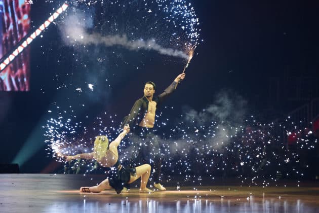 René Casselly und Kathrin Menzinger - Let's dance - Die Show 2024 - ZAG Arena in Hannover am 15.11.2024 © Ulrich Stamm