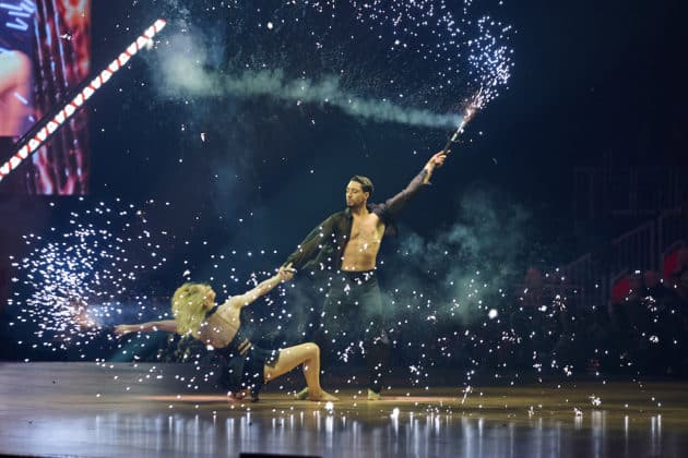 René Casselly und Kathrin Menzinger - Let's dance - Die Show 2024 - ZAG Arena in Hannover am 15.11.2024 © Ulrich Stamm