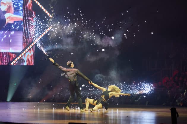 René Casselly und Kathrin Menzinger - Let's dance - Die Show 2024 - ZAG Arena in Hannover am 15.11.2024 © Ulrich Stamm