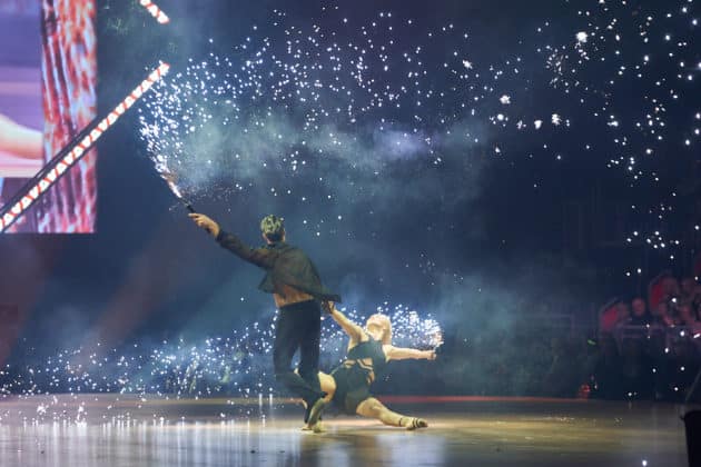 René Casselly und Kathrin Menzinger - Let's dance - Die Show 2024 - ZAG Arena in Hannover am 15.11.2024 © Ulrich Stamm