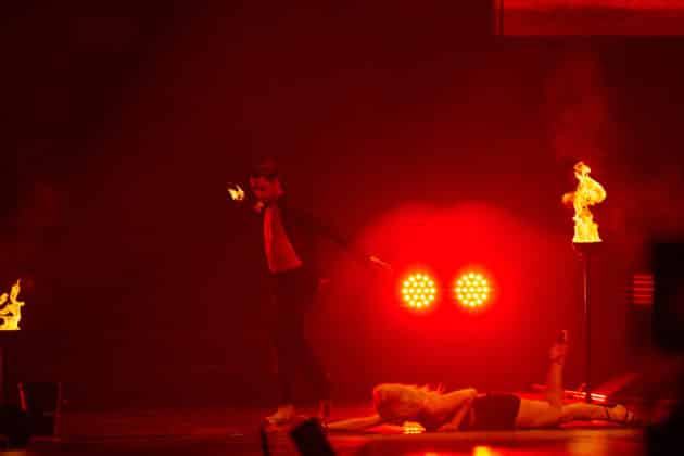 René Casselly und Kathrin Menzinger - Let's dance - Die Show 2024 - ZAG Arena in Hannover am 15.11.2024 © Ulrich Stamm