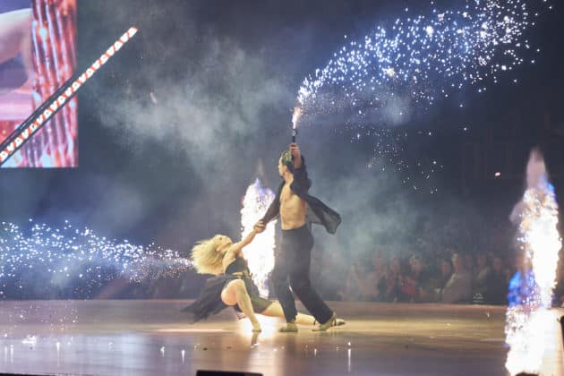 René Casselly und Kathrin Menzinger - Let's dance - Die Show 2024 - ZAG Arena in Hannover am 15.11.2024 © Ulrich Stamm
