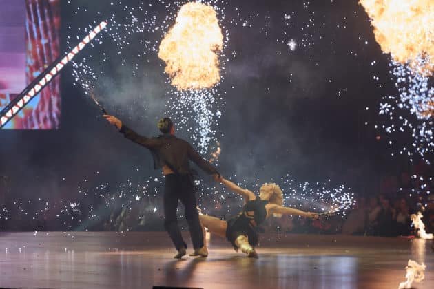 René Casselly und Kathrin Menzinger - Let's dance - Die Show 2024 - ZAG Arena in Hannover am 15.11.2024 © Ulrich Stamm