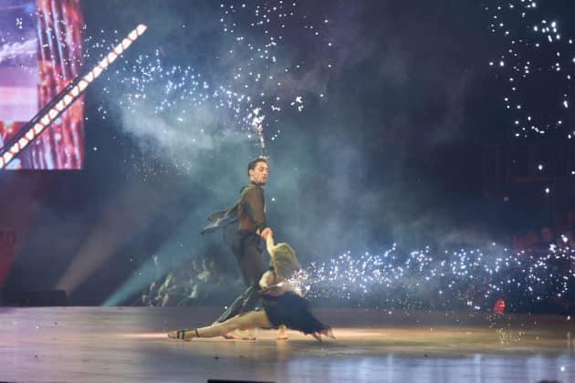 René Casselly und Kathrin Menzinger - Let's dance - Die Show 2024 - ZAG Arena in Hannover am 15.11.2024 © Ulrich Stamm