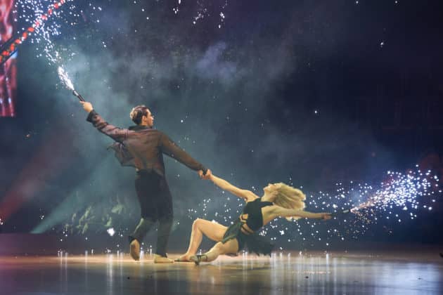 René Casselly und Kathrin Menzinger - Let's dance - Die Show 2024 - ZAG Arena in Hannover am 15.11.2024 © Ulrich Stamm