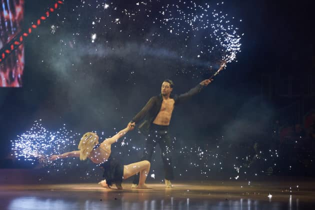 René Casselly und Kathrin Menzinger - Let's dance - Die Show 2024 - ZAG Arena in Hannover am 15.11.2024 © Ulrich Stamm
