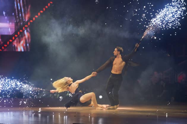 René Casselly und Kathrin Menzinger - Let's dance - Die Show 2024 - ZAG Arena in Hannover am 15.11.2024 © Ulrich Stamm