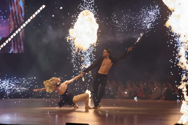 René Casselly und Kathrin Menzinger - Let's dance - Die Show 2024 - ZAG Arena in Hannover am 15.11.2024 © Ulrich Stamm