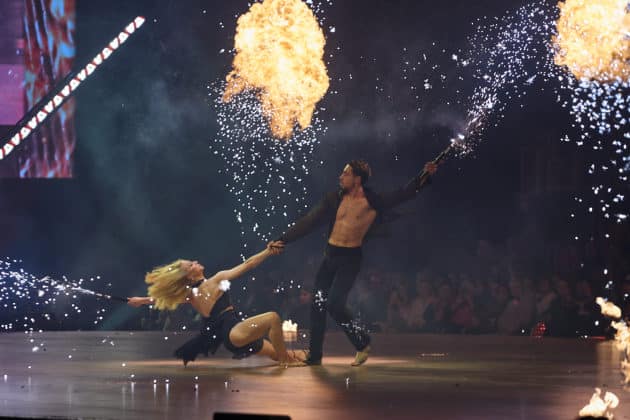 René Casselly und Kathrin Menzinger - Let's dance - Die Show 2024 - ZAG Arena in Hannover am 15.11.2024 © Ulrich Stamm