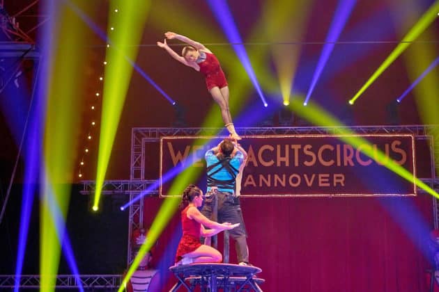 Weihnachtscircus Hannover - 6. Grand Prix der Artisten auf dem Schützenplatz in Hannover am 20.12.2024 © Ulrich Stamm