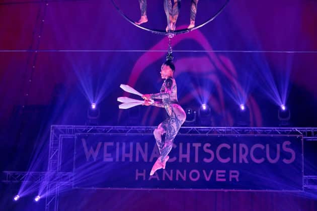 Weihnachtscircus Hannover - 6. Grand Prix der Artisten auf dem Schützenplatz in Hannover am 20.12.2024 © Ulrich Stamm