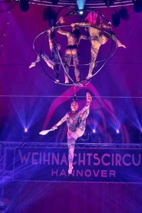 Weihnachtscircus Hannover - 6. Grand Prix der Artisten auf dem Schützenplatz in Hannover am 20.12.2024 © Ulrich Stamm