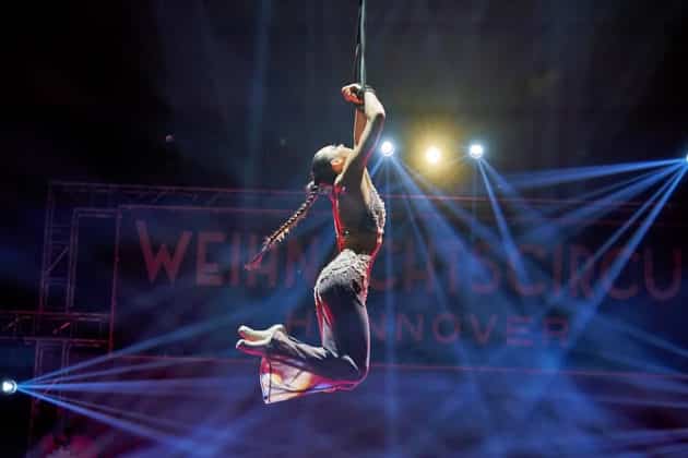 Weihnachtscircus Hannover - 6. Grand Prix der Artisten auf dem Schützenplatz in Hannover am 20.12.2024 © Ulrich Stamm