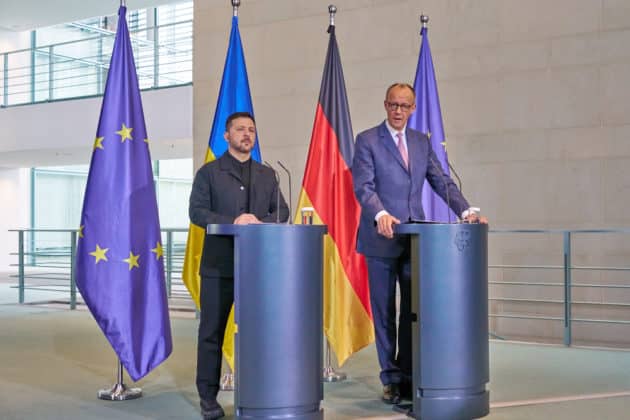 Staatsbesuch des Präsidenten der Ukraine Wolodymyr Selensky in Berlin am 28.05.2025 © Ulrich Stamm