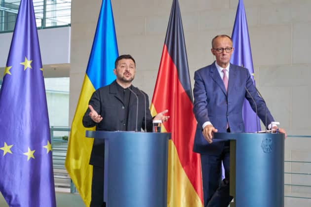 Staatsbesuch des Präsidenten der Ukraine Wolodymyr Selensky in Berlin am 28.05.2025 © Ulrich Stamm